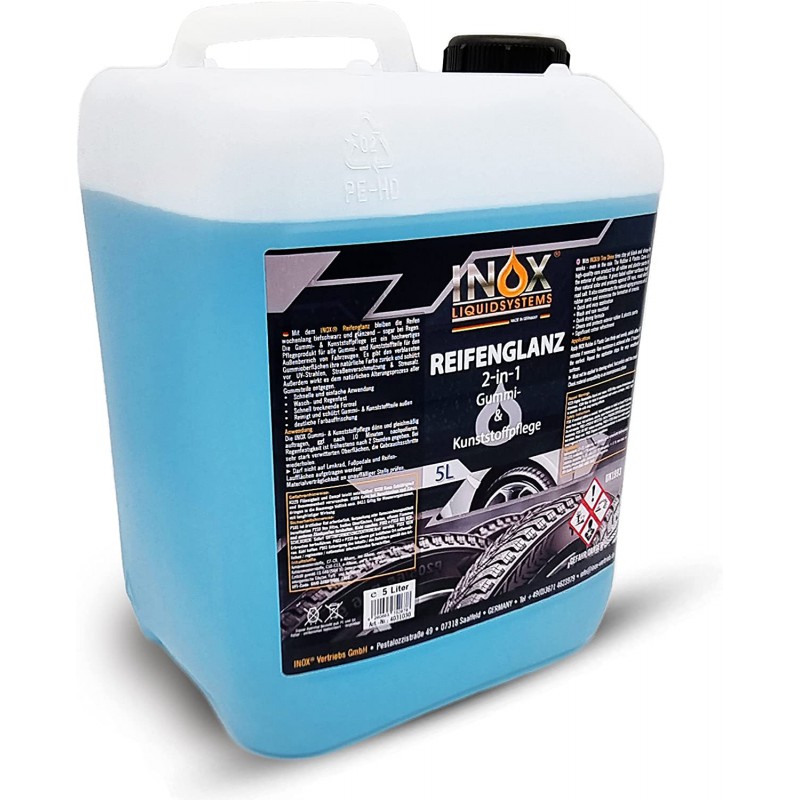 INOX® Reifenglanz Gummi- & Kunststoffpflege 5l