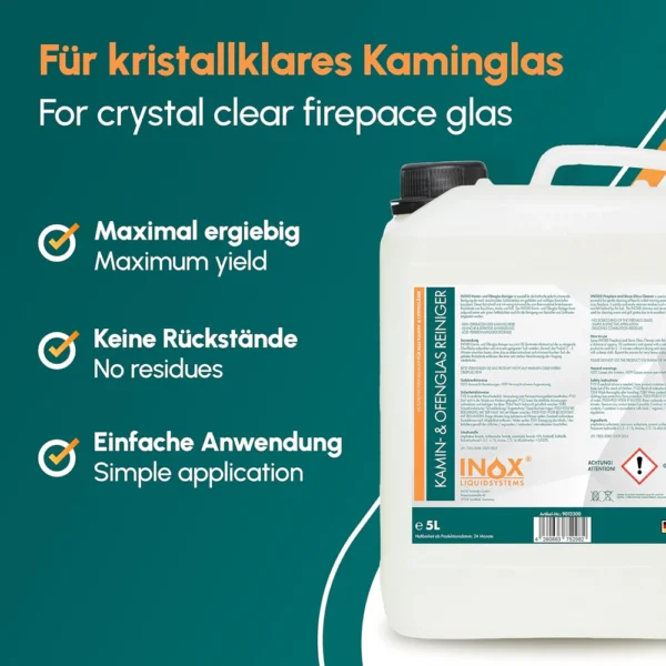INOX Kamin- und Ofenglas Reiniger - Image 2