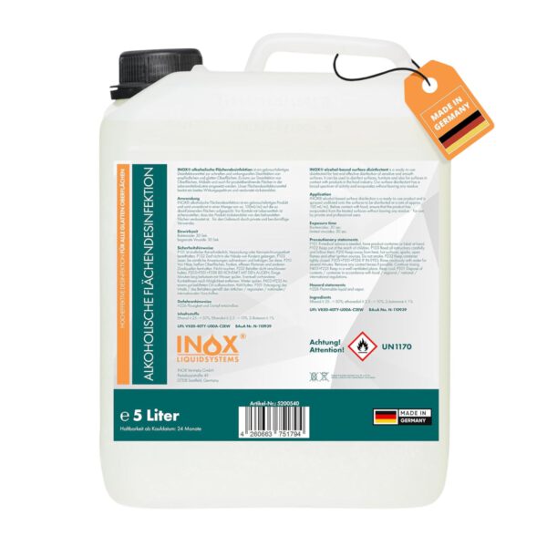 INOX® alkoholische Flächendesinfektion