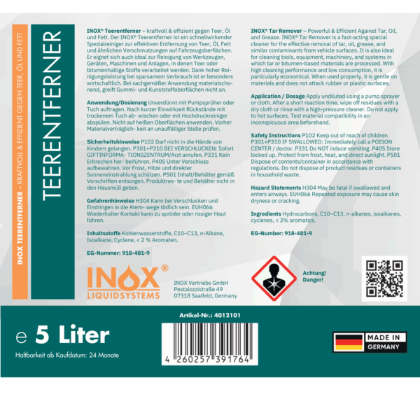 INOX Teerentferner – Bild 7