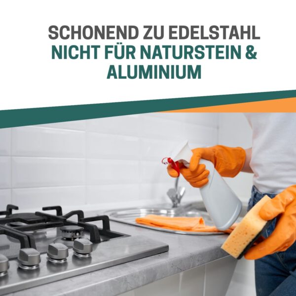 Edelstahlreiniger – Flüssig – Bild 5