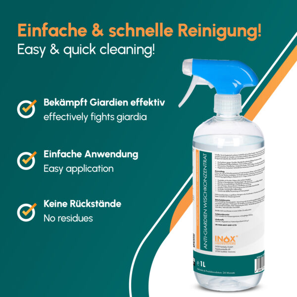 Anti Giardien-Wischkonzentrat – Bild 2